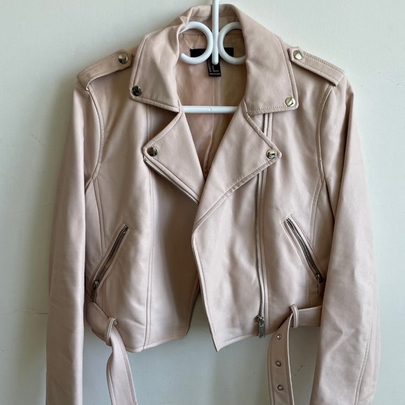 2 Forever 21 Faux leather moto jackets Medium - Picture 1 of 6